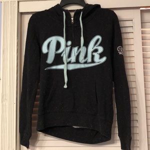 Victoria’s Secret Pink Quarter Zip Hoodie